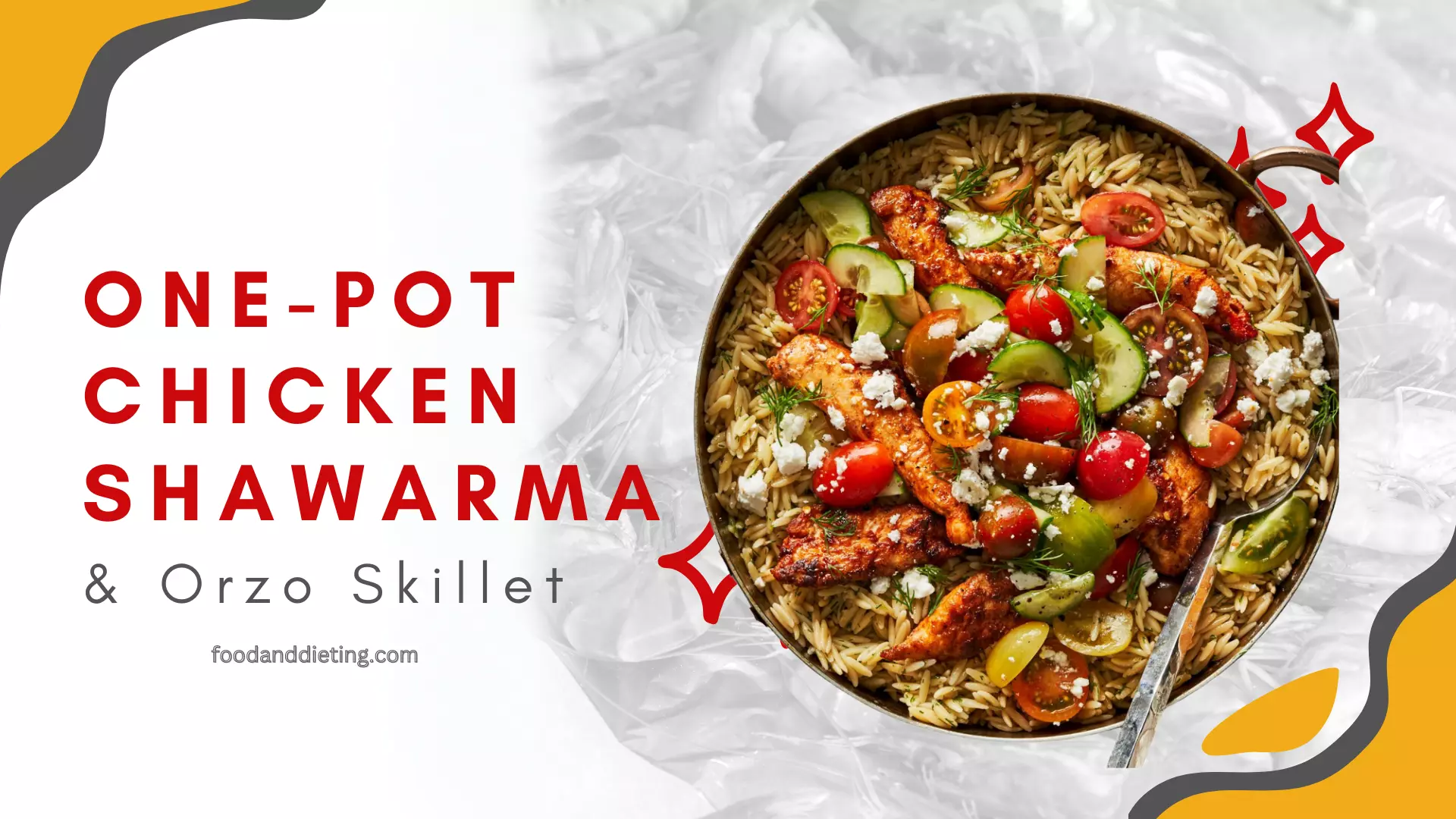 Easy One-Pot Chicken Shawarma And Orzo Skillet For Busy Weeknights