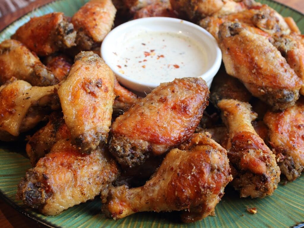 Parmesan Grilled Chicken Wings